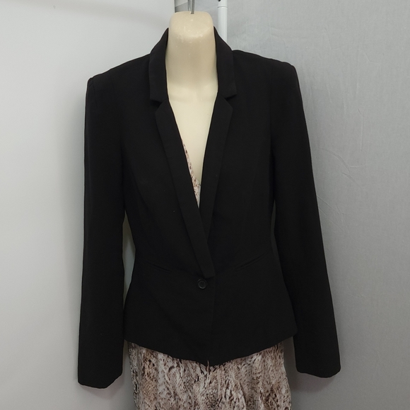 Aus8 Portmans Black Single Button Blazer Jacket - Picture 9 of 16